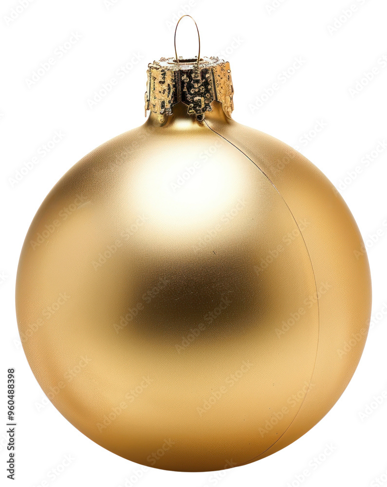 Golden Christmas tree ornament ball Golden Christmas tree ornament ball