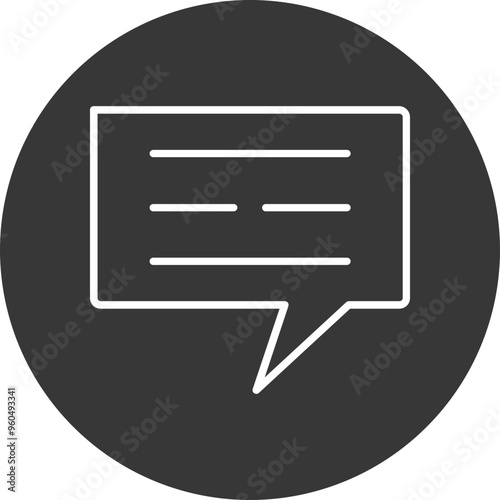 Chat Vector Icon photo