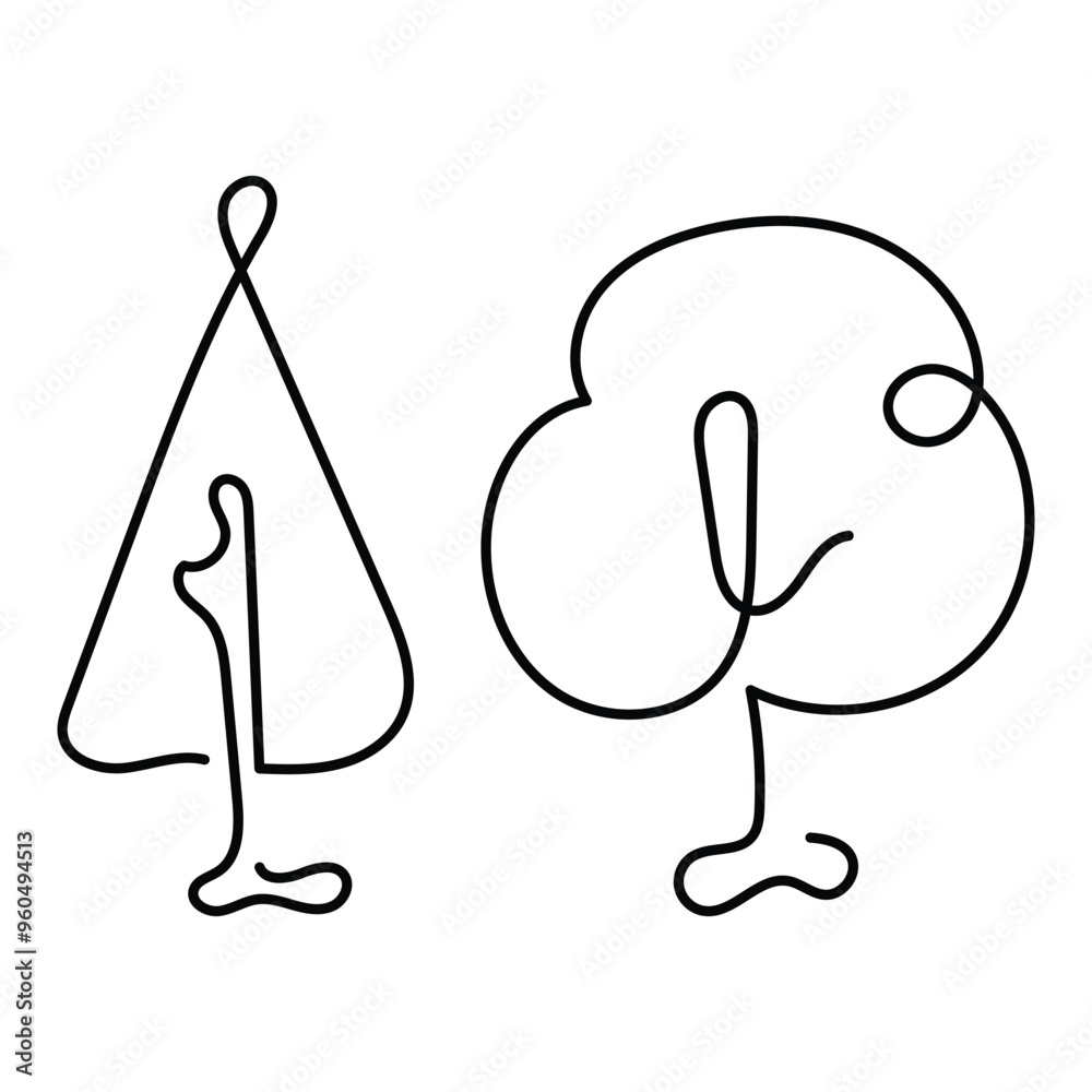 Reforestation Monoline Icon Design. Represents Forest Restoration, Environmental Protection, Carbon Sequestration, Sustainability. Vector icon with editable Strokes and Colors. Reforestation Monoline Icon Design. Represents Forest Restoration, Environmental Protection, Carbon Sequestration, Sustainability. Vector icon with editable Strokes and Colors.