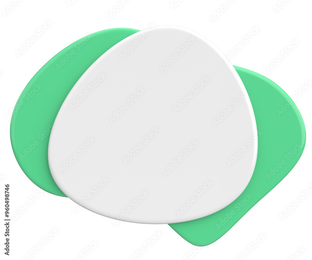 3D blob. Text box. 3D illustration. 3D blob. Text box. 3D illustration.