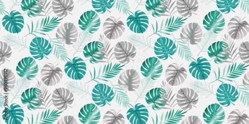 Creative conceptual images of abstract tree leaves, textures in a minimalistic style. Modern design templates for holidays, advertising, brand, bed linen. Ornament, seamless pattern, texture.