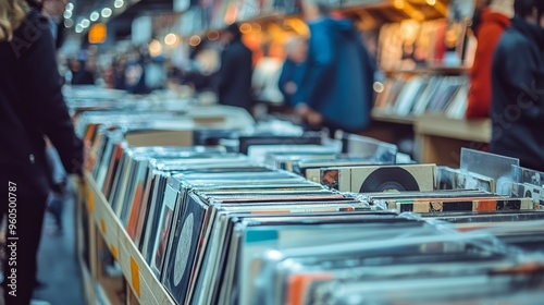 Wallpaper Mural Vinyl Paradise: Record Fair Buzzes with Collectors and Spinning Sounds Torontodigital.ca