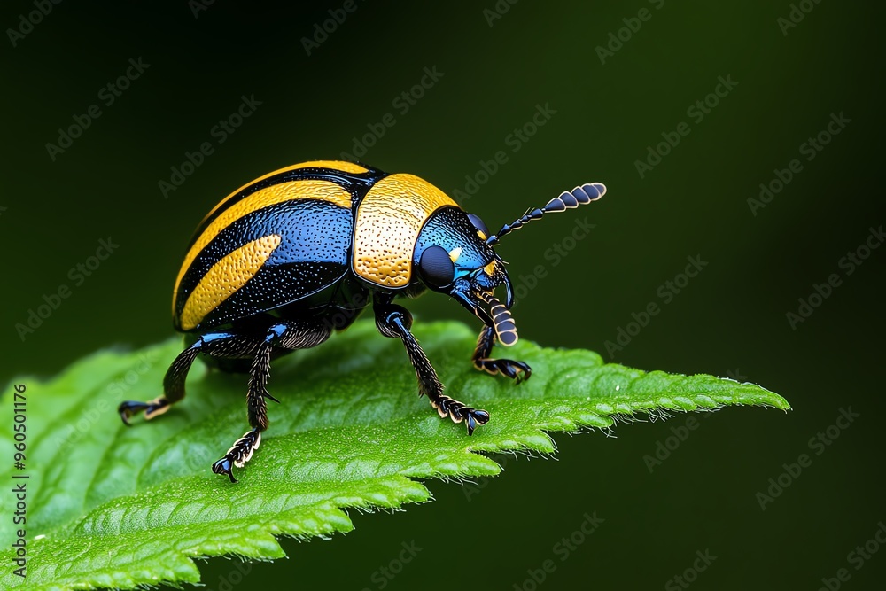 Beetles, feeding on leaves, tiny herbivores show the complexity of plant-insect interactions