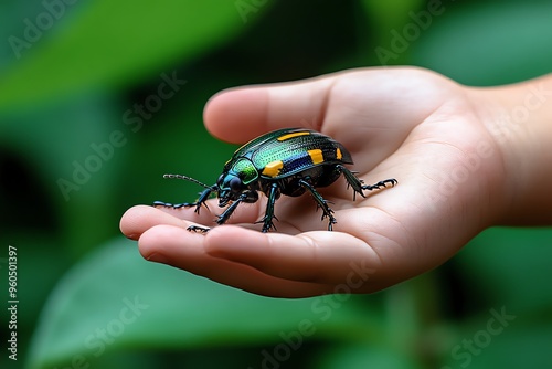 Beetles, in a childâ€™s hand, first encounters inspire curiosity and wonder about the natural world
