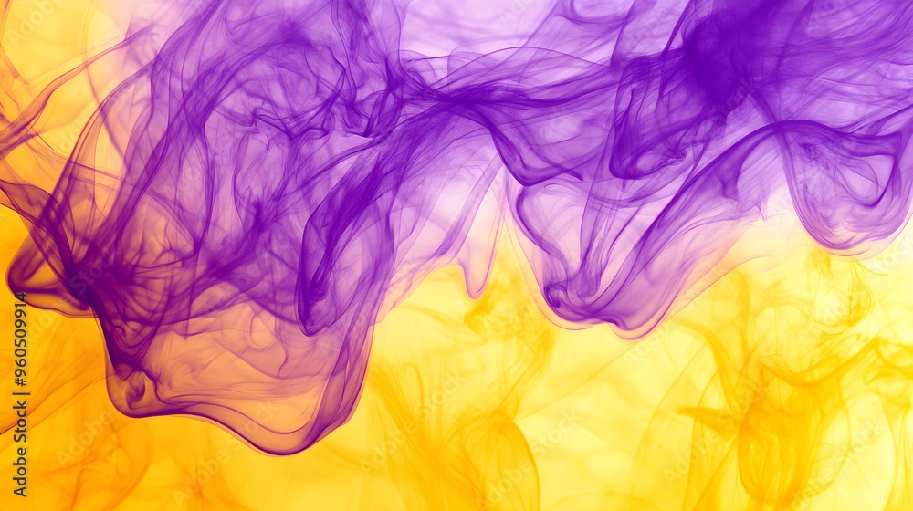 Purple Smoke on Yellow Background, Abstract Image, Texture, Pattern, Wallpaper, Cover and Screen for Smartphone, PC, Laptop, 9:16 and 16:9 Format Purple Smoke on Yellow Background, Abstract Image, Texture, Pattern, Wallpaper, Cover and Screen for Smartphone, PC, Laptop, 9:16 and 16:9 Format