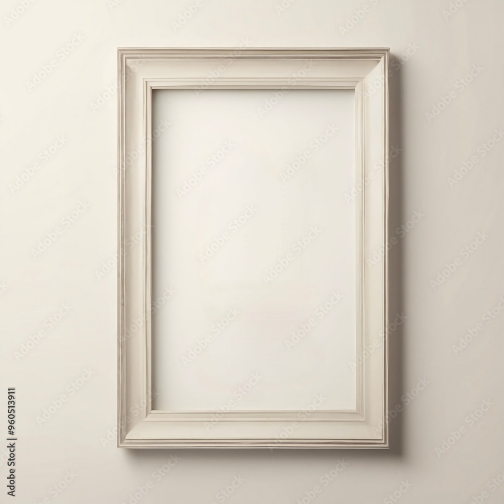 Sleek Frame Mockup of Minimalist Still Life Art
