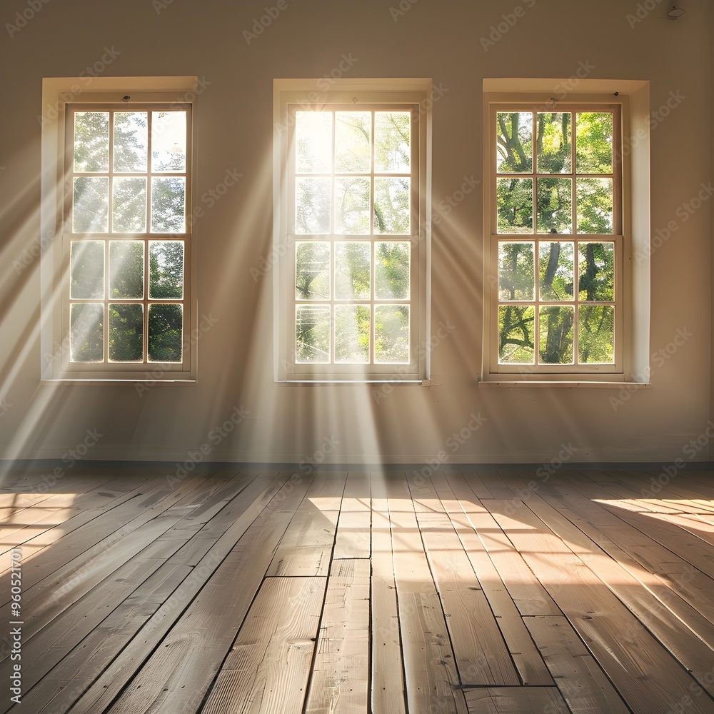 Bright and Airy Room with Sunlit Windows Embracing New Possibilities Bright and Airy Room with Sunlit Windows Embracing New Possibilities