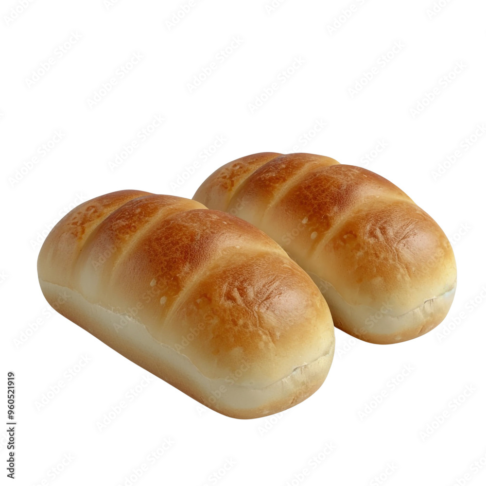 Two Freshly Baked Bread Rolls Two Freshly Baked Bread Rolls