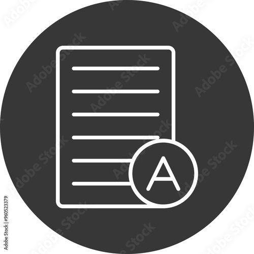 Grades Vector Icon Design