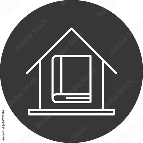 Home School Vector Icon Design