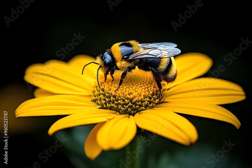 Nature reserve, wildflower meadows, seasonal blooms burst into color, attracting pollinators and nature lovers alike photo