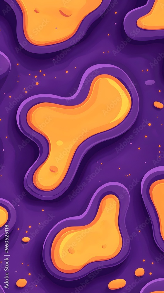 Gradient, Waveforms, Purple and Orange, Abstract Image, Texture, Pattern Background, Wallpaper, Smartphone Cover and Screen, PC, Laptop, 9:16 and 16:9 Format