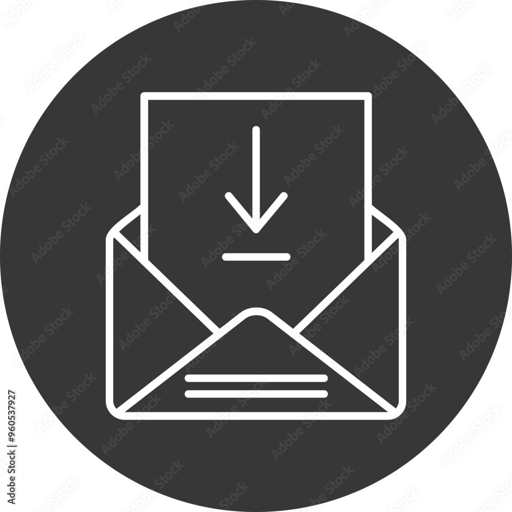 Inbox Vector Icon Design Inbox Vector Icon Design