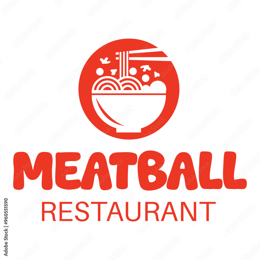 meatball restaurant minimalist logo design meatball restaurant minimalist logo design