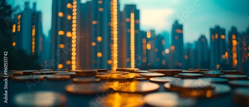 Investing in Real Estate Investment Trusts REITs for a Reliable Source of Passive Income from Real Estate Concept Photography with Copy Space for Text