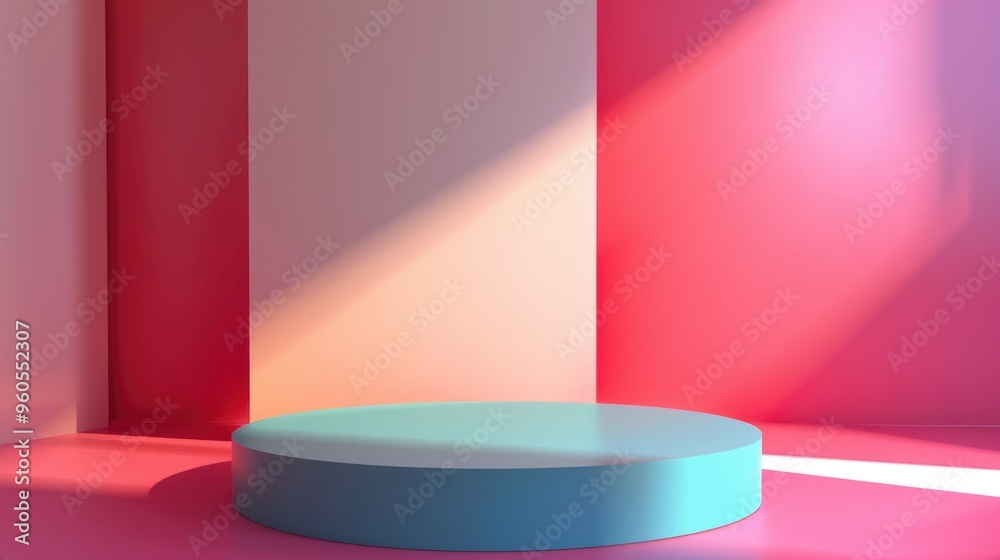 Abstract Background with Geometry Shape Podium for Product Display Abstract Background with Geometry Shape Podium for Product Display