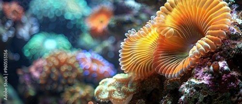 Vibrant Diversity of Marine Invertebrates Amidst Colorful Coral Reef Ecosystem