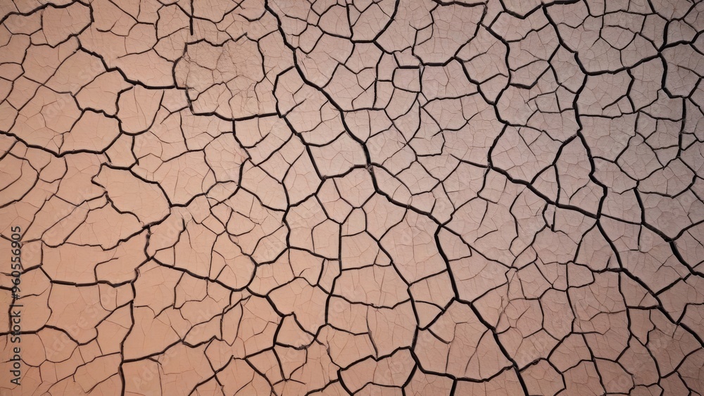 top view of cracked dry soil with texture for background top view of cracked dry soil with texture for background