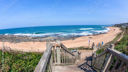 Salmon Bay Beach Ocean Blue Horizon Coastline Landscape photo