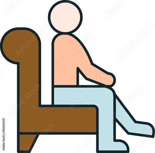 Man sitting on armchair having psychotherapy session with psychologist