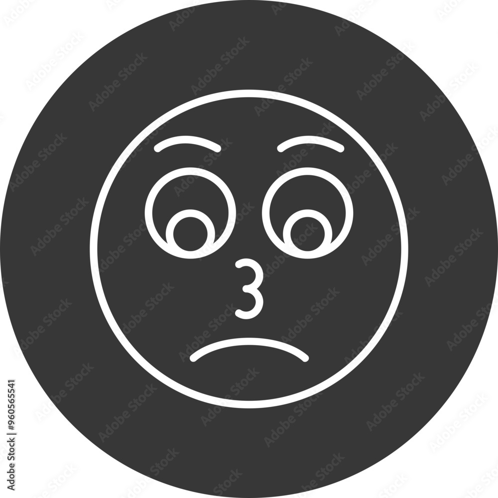 Disappointment Vector Icon Design Disappointment Vector Icon Design