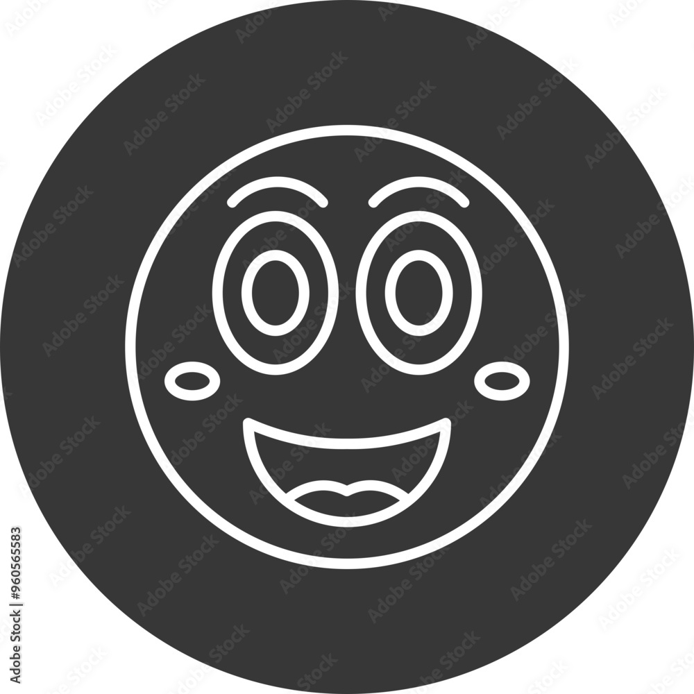 Fototapeta premium Smile Vector Icon Design
