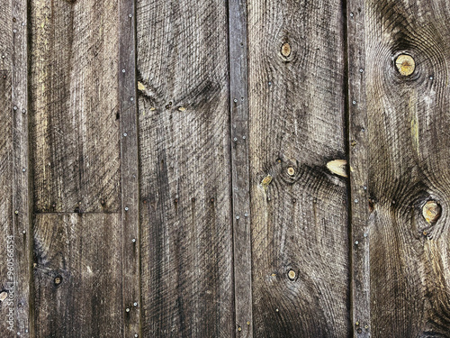 Canvas Print Weathered Board and Batten