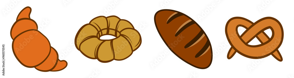 pastry bakery baguette bread pastry bakery baguette bread