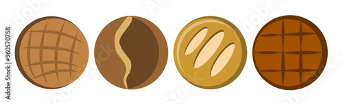 various cookie bread bakery