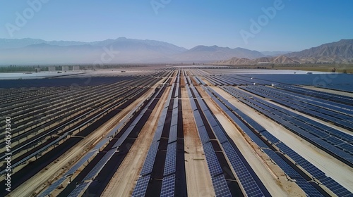 Solar Panels in the Desert