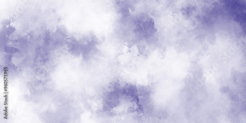 Natural Blue sky watercolor background texture for cover design, Grunge abstract cloudy blue smog texture art design, blue watercolor painting textured cloudy blue sky background.
