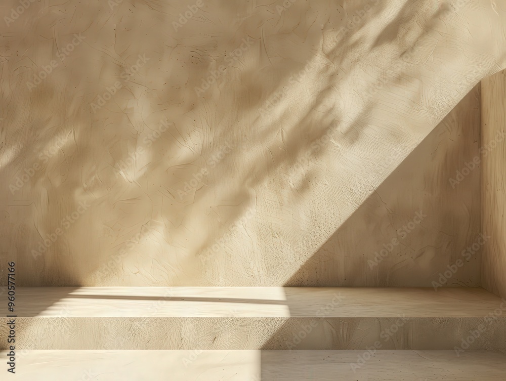 A white curtain is hanging in front of a wall, generative ai image A white curtain is hanging in front of a wall, generative ai image