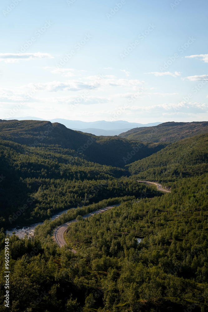 Fototapeta premium Norwegen Tal