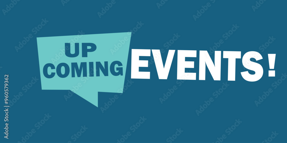 Up coming events with beautiful background color Up coming events with beautiful background color