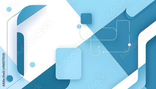 white and light blue color combination, simple abstract modern background photo