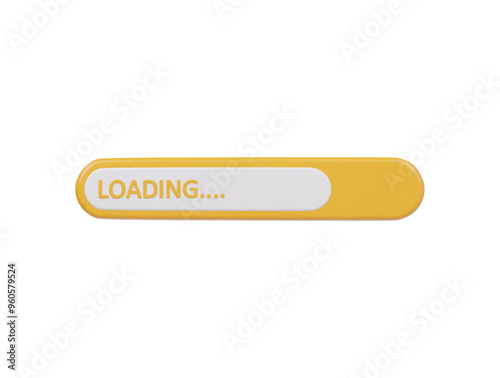 Loading icon 3d render illustration