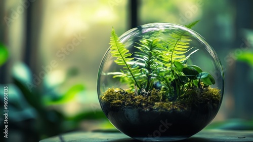 Green Terrarium Globe