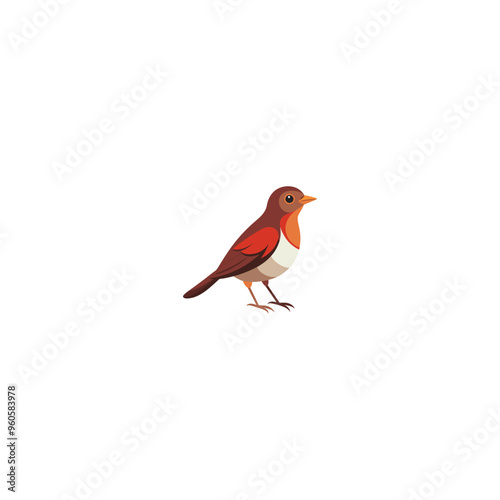 robin on a branch