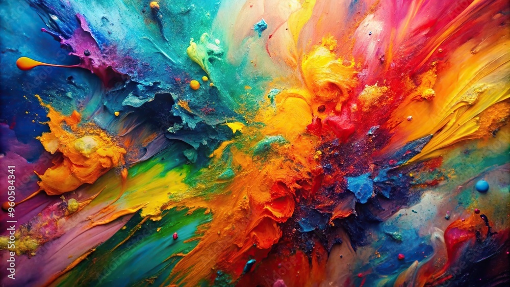 artistic, brush strokes, unique, painting, composition, wall decor, expressive, design, multicolored, Stylish multicolored painting with abstract art texture in an extreme close up view artistic, brush strokes, unique, painting, composition, wall decor, expressive, design, multicolored, Stylish multicolored painting with abstract art texture in an extreme close up view