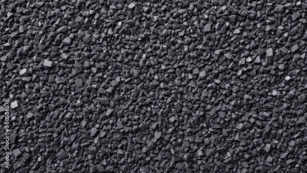 Fototapeta premium black pebbles with texture as background.