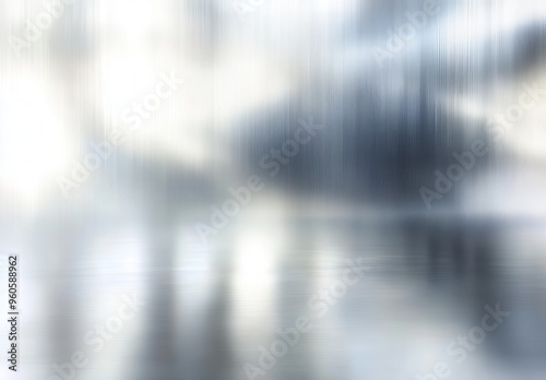 Abstract blurred background with silver metallic texture, light and shadow effect