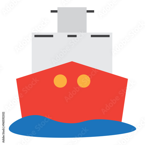 illustration of a ship