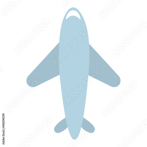 airplane isolated on white