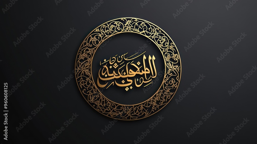 Obraz premium Islamic Calligraphy Design