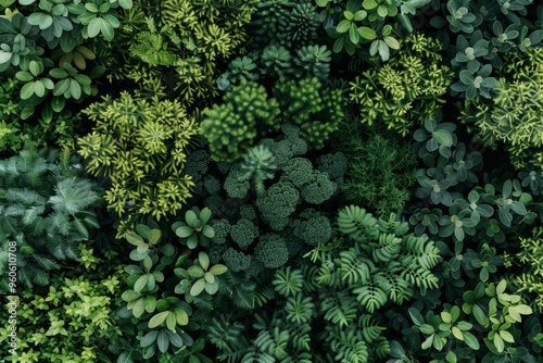 Aerial perspective of lush forest promoting carbon capture for sustainability and emission reduction