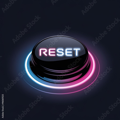 Obraz na płótnie Reset Button