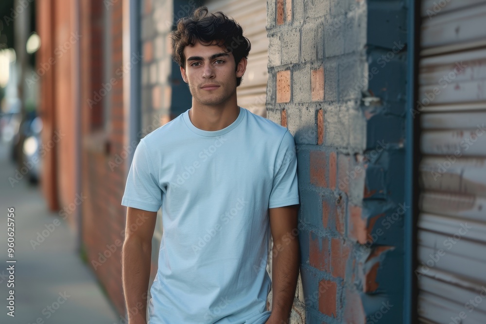 Pale blue tee Pale blue tee