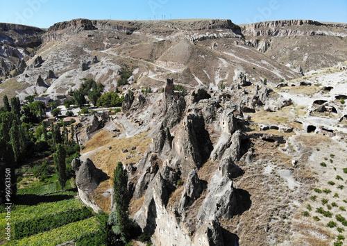 Located in Kayseri, Turkey, Soganli Valley is famous for its rock churches. Tokali, Secret, Domed, Karabas, Tahtali Churches are the most well-known ones. photo