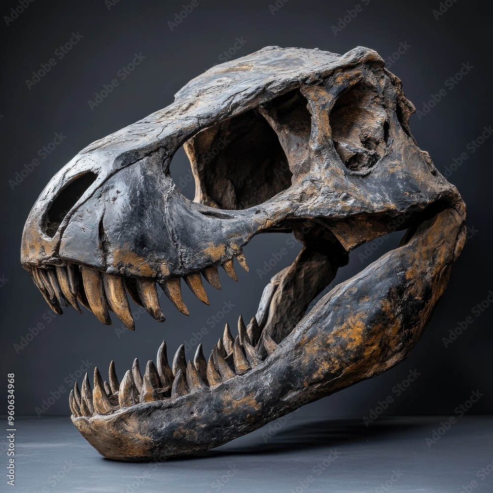 Naklejka premium Dino Skull