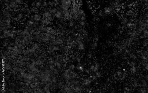 Abstract elegant dark black background vector illustration with vintage distressed grunge texture and white charcoal color paint. Dark grey textured concrete wall splash particle white fire effect.